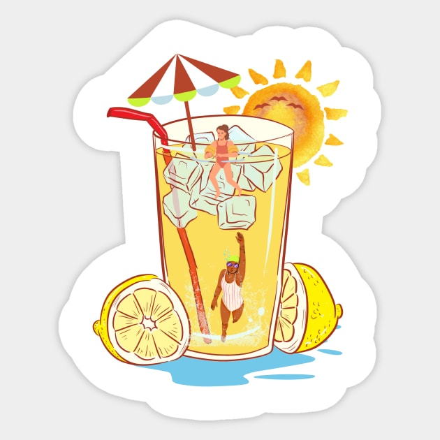 Summer Cool Sticker by LAMCREART